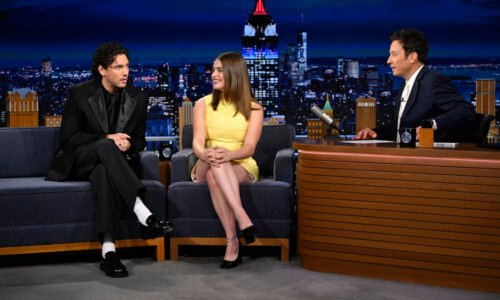"Off Campus" Stars Belmont Cameli, Ella Bright Appear On "Tonight Show Starring Jimmy Fallon"