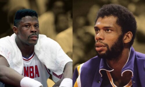 Patrick Ewing recalls how a decision from Rick Pitino made Kareem Abdul-Jabbar school him: "Rick, what did I tell you?"