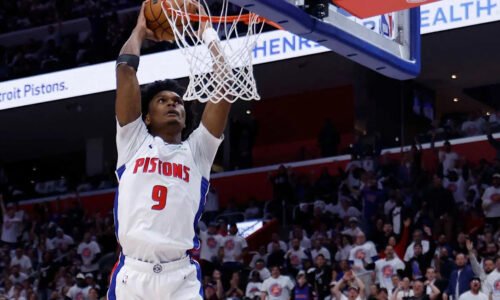 Pistons’ Ausar Thompson gets candid on role of refs vs. Cavs