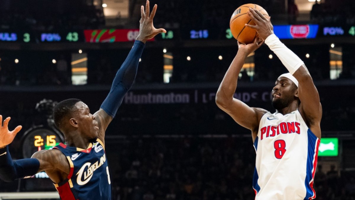 Partida entre Cavaliers e Pistons (foto: Divulgação/Detroit Pistons)