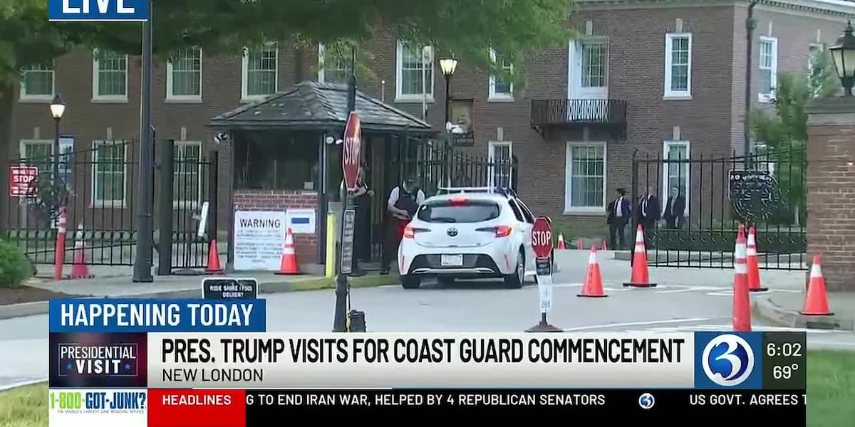 President Trump to deliver Coast Guard Academy commencement speech in New London