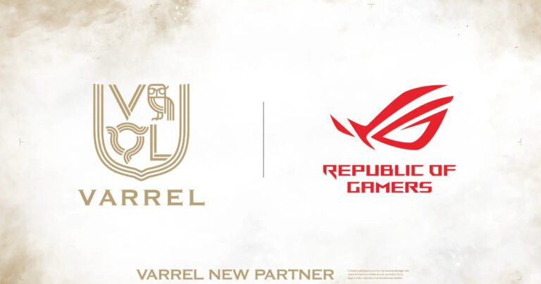 Professional e-sports team "VARREL" signs sponsorship agreement with electronics manufacturer ASUS! New logo and uniforms under the new structure.