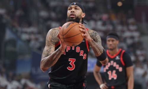 Raptors' Brandon Ingram (heel) exits Game 5 loss to Cavaliers