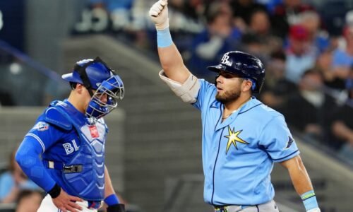 Rays beat Blue Jays, hold AL's best record after 40 games
