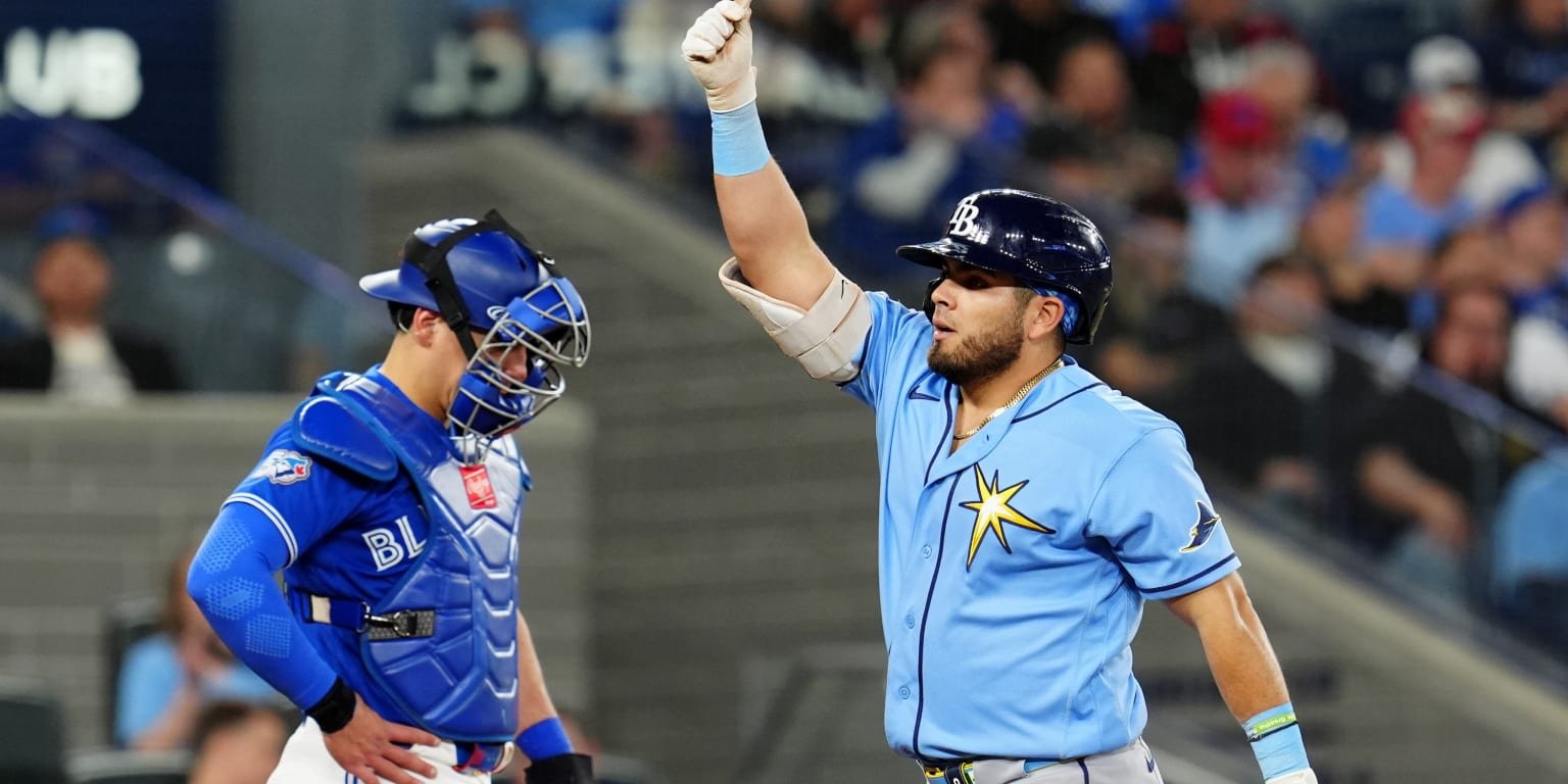 Rays beat Blue Jays, hold AL's best record after 40 games