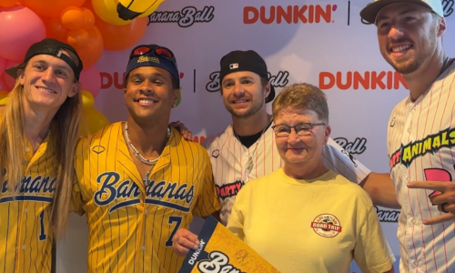 Savannah Bananas bring baseball, coffee and community together at Atlanta Dunkin' near Truist Park