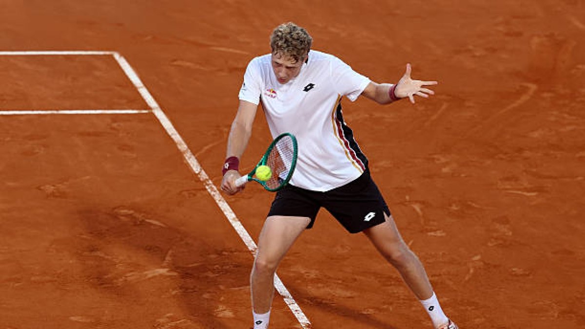 Martín Landaluce, schedule where to see with Medvedev. Photo: gettyimages.