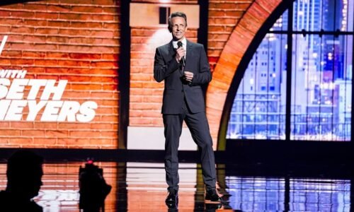 Seth Meyers Mocks Ellison-Owned CBS & Trump At NBCUniversal Upfronts