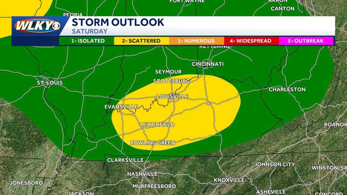 Severe storm potential for Louisville and parts of southern Indiana