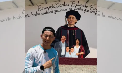 Shin Fujiyama inaugura la Escuela “Carlos Eduardo Espina”