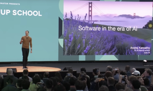 Andrej Karpathy's keynote "Software Is Changing (Again)" on June 17, 