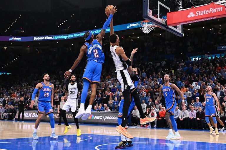Spurs vs. Thunder score, live updates, how to watch: NBA MVP Shai Gilgeous-Alexander, DPOY Victor Wembanyama face off in Game 1