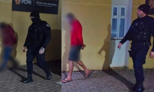 Suspeito com extensa ficha criminal e comparsa são detidos tentando arrombar loja no Centro de Cascavel