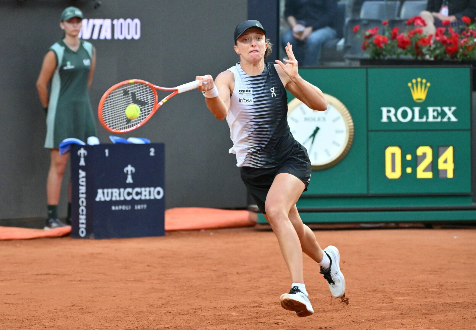 Swiatek, Osaka roll to set up fourth-round showdown in Rome