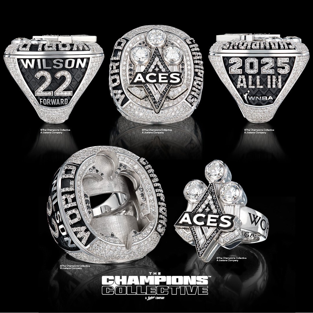 THE CHAMPIONS COLLECTIVE UNVEILS THE LAS VEGAS ACES’ 2025 WNBA CHAMPIONSHIP RING