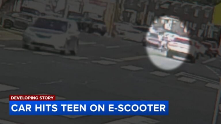 Teen on e‑scooter hospitalized after collision in Summerdale: Police