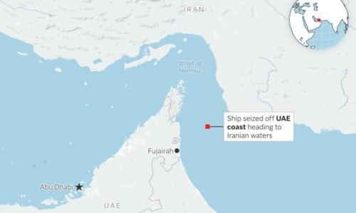 Tensions flare near Strait of Hormuz : NPR