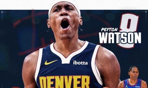 The Nuggets miss Peyton Watson badly