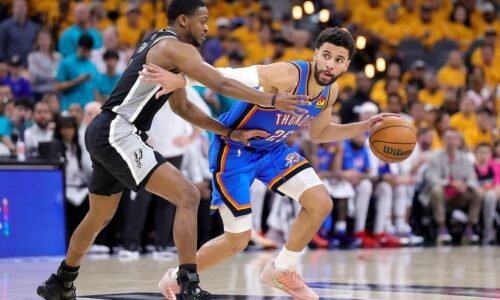 Thunder guard limps off vs Spurs in 3Q