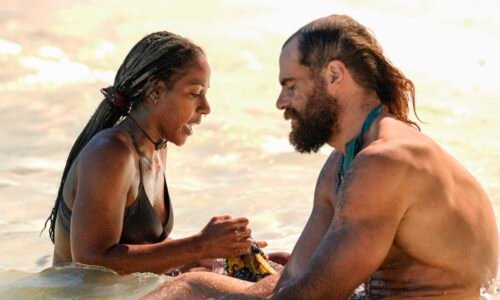 Tiffany Ervin and Jonathan Young in Survivor 50 finale