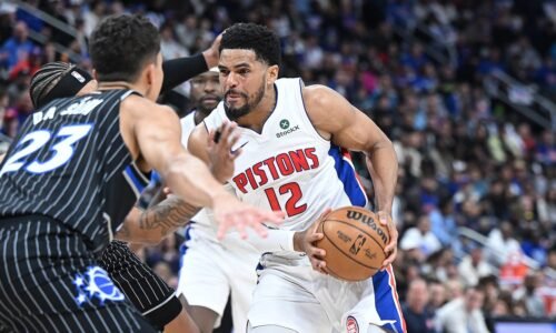 Tobias Harris of the Pistons will be available for Game 6 vs. Magic