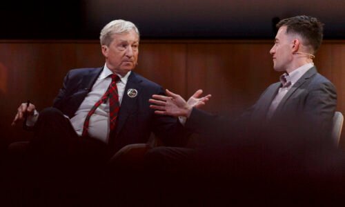 Tom Steyer’s Closing Pitch at KQED Takes on Affordability Crisis, Corporate ‘Enemies’