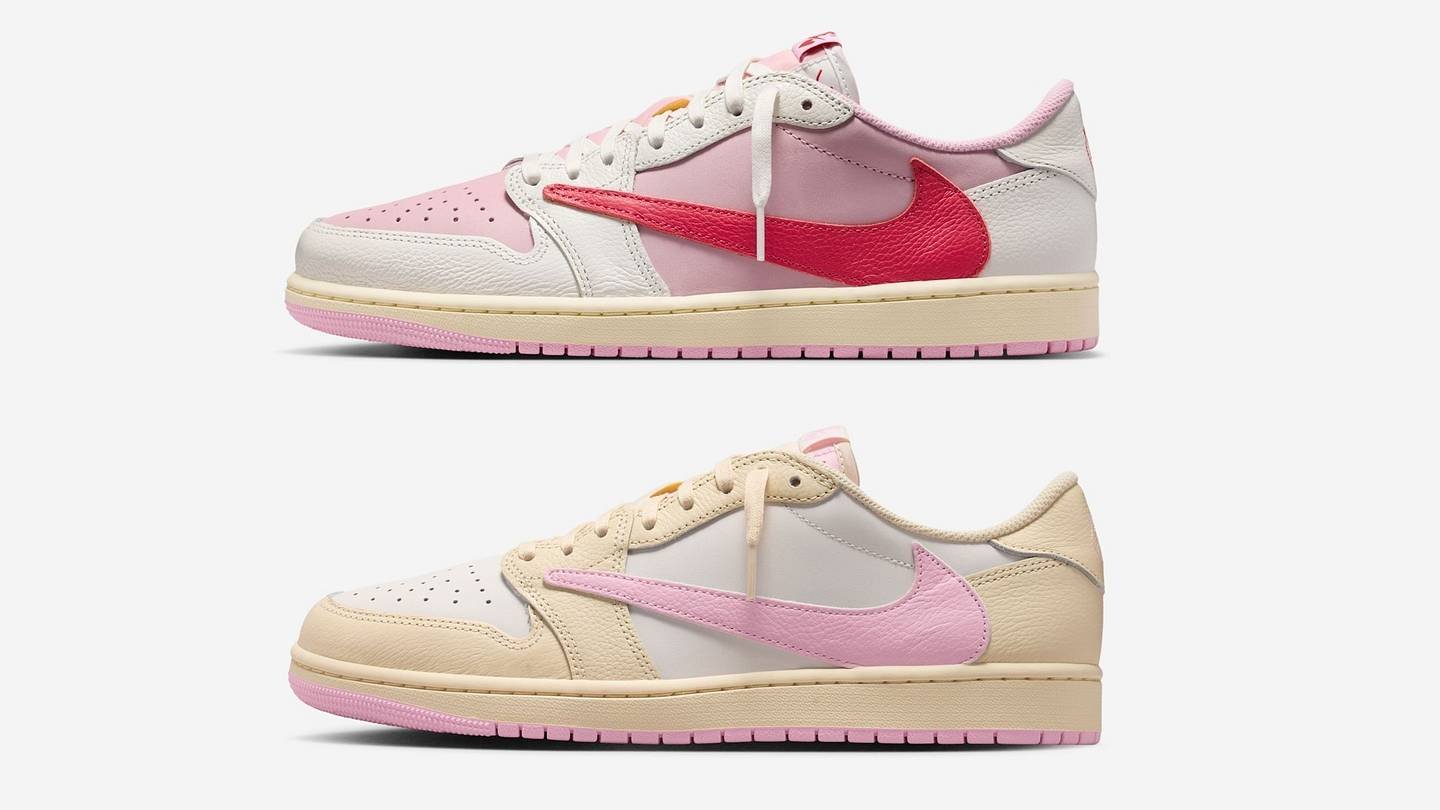 Travis Scott x Air Jordan 1 Low "Pink Pack" Drops May 29