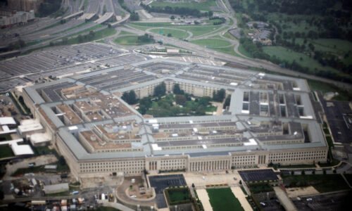 FILE PHOTO: Aerial view of the United States military headquarters, the Pentagon
