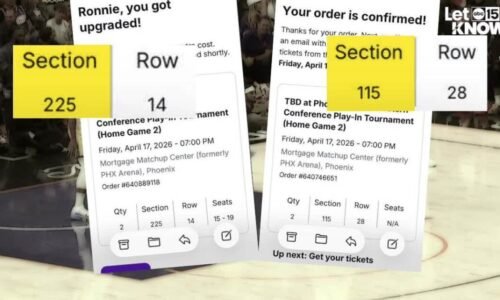 Valley man says StubHub gave worse seats after seller failed to fulfill order