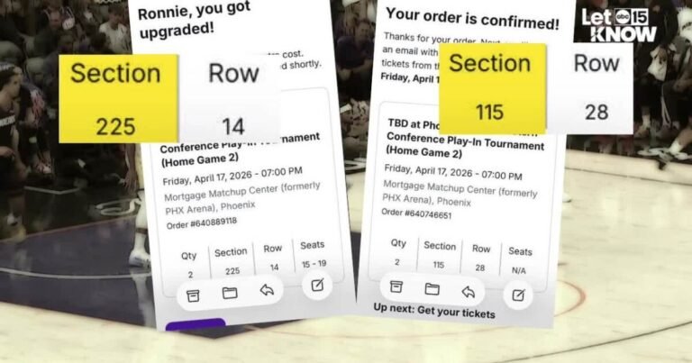 Valley man says StubHub gave worse seats after seller failed to fulfill order