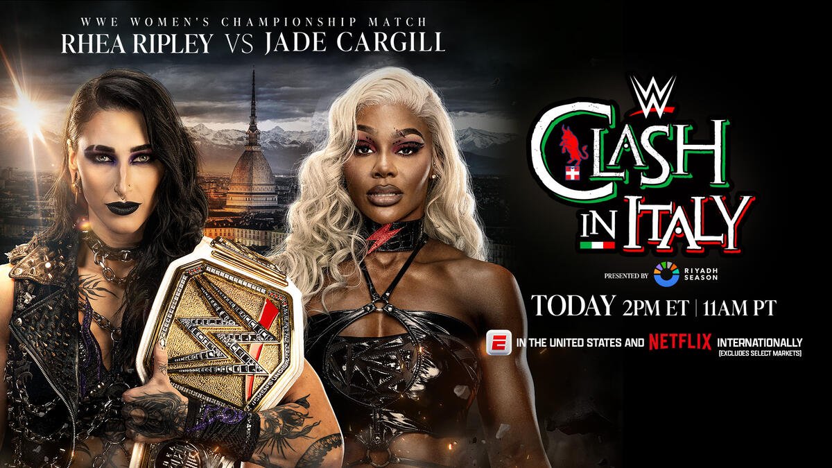 WWE Women's Champion Rhea Ripley vs. Jade Cargill