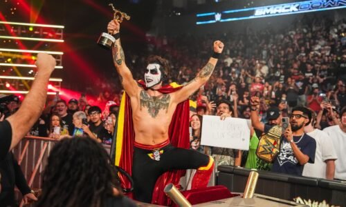 WWE's Danhausen Announces Knicks Merch in New Photos After Cursing Cavs in NBA Playoffs