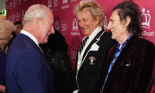 Watch Rod Stewart and Ron Wood Perform 'Ooh La La' for King Charles