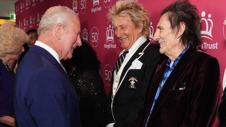 Watch Rod Stewart and Ron Wood Perform 'Ooh La La' for King Charles