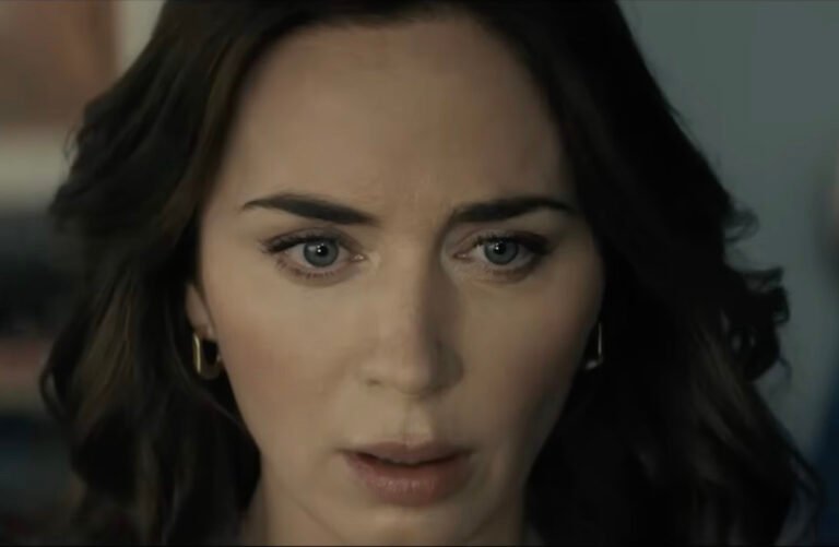 Emily Blunt looking stoned in Disclosure Day