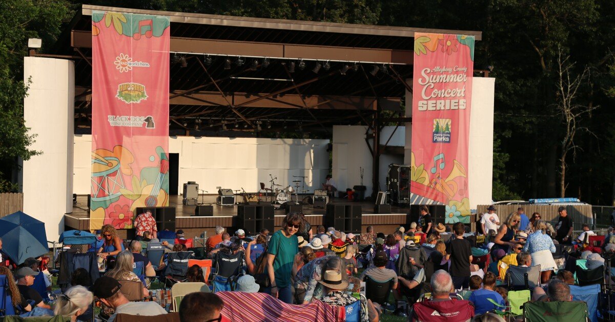 Who's performing at the 2026 Allegheny County Summer Concert Series?
