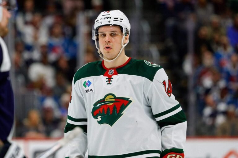 Wild’s Joel Eriksson Ek practices, is a possibility to return in Game 3 vs. Avalanche