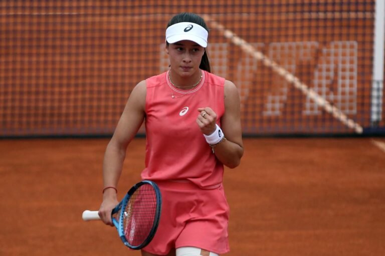 Zeynep Sonmez faces fifth seed Jessica Pegula in the second round of the WTA 1000 Italian Open in Rome, Italy, May 8, 2026. (AA Photo)