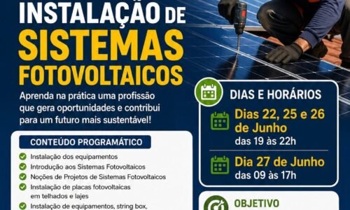 Corra e faça sua inscrição! Somente 15 vagas...