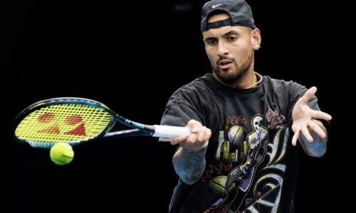 Nick Kyrgios ahead of ATP Stuttgart.