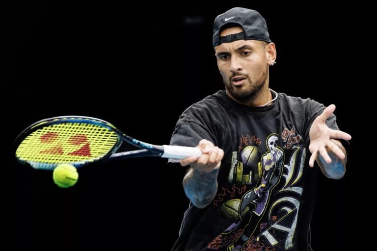 Nick Kyrgios ahead of ATP Stuttgart.