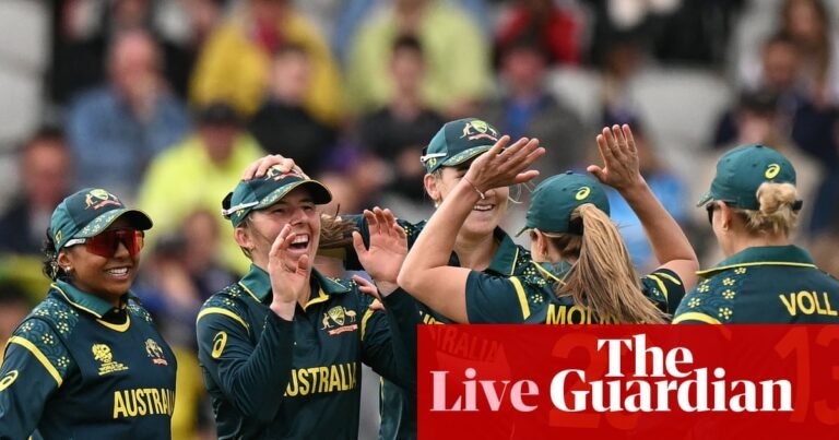 Australia dominate South Africa in Women’s T20 Cricket World Cup – live | Women's T20 World Cup 2026