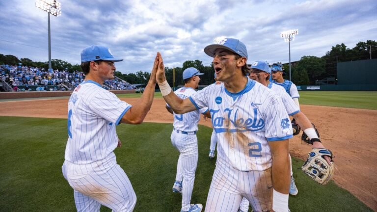 Caden Glauber University of North Carolina Baseball v ECU; East Carolina University  NCAA Tournament Boshamer Stadium Chapel Hill, NC Saturday, May 30, 2026