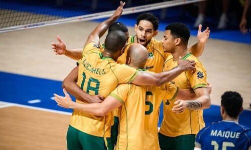 Brasil voltou a vencer na Liga das Nações masculina após três partidas