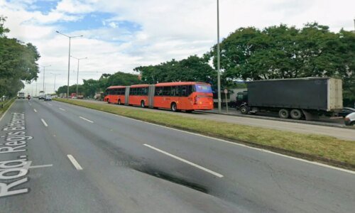 Canaleta da Linha Verde Sul terá bloqueio parcial por três dias