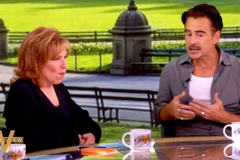 Colin Farrell tells “The View”'s Joy Behar 'the grim reaper is coming' for her amid live conversation about death