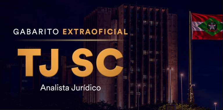 Concurso TJ SC: gabarito extraoficial