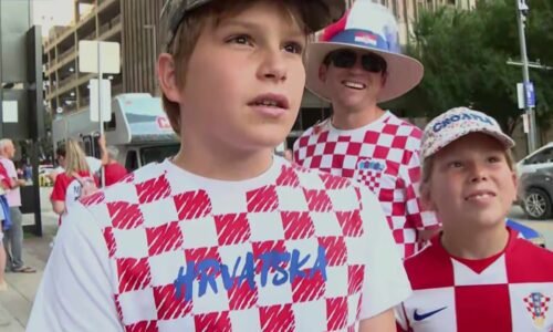 Dallas se pinta de Croacia antes del gran duelo frente a Inglaterra | Video | Univision Dallas Ft. Worth KUVN