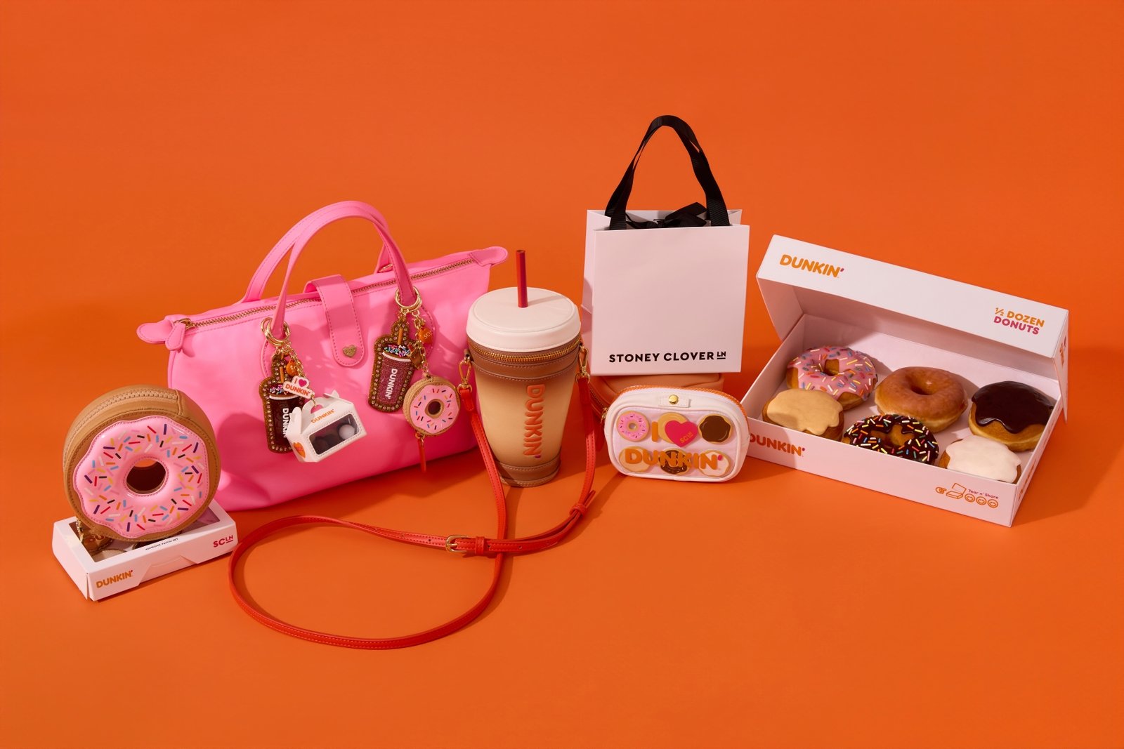 Dunkin' National Donut Day x Stoney Clover Lane Merch Group Shot