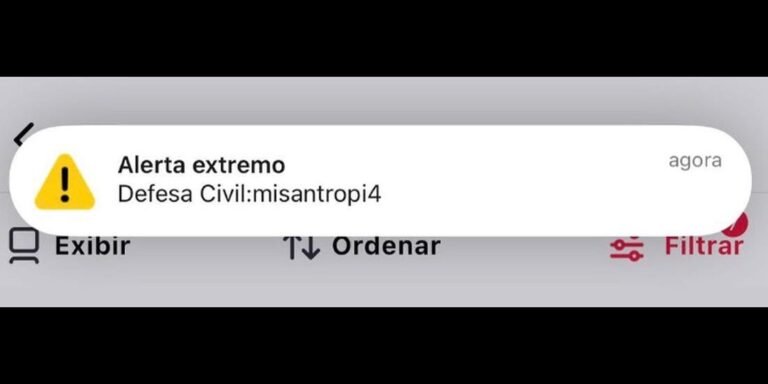 Falso alerta da Defesa Civil atingiu cerca de 30 milhões em 8 estados
